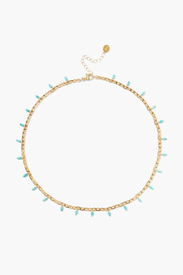 Chan Luu Celeste Necklace Turquoise Women Necklaces