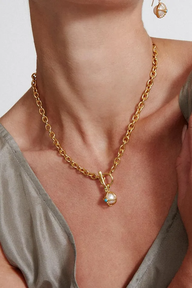 Chan Luu Charlotte Necklace White Pearl Mix Women Necklaces