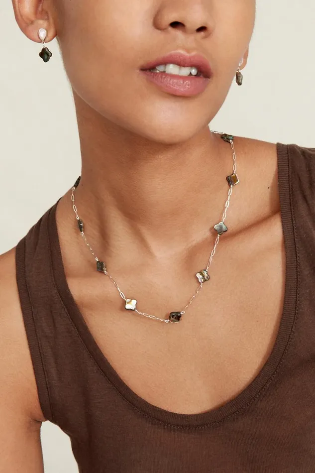 Chan Luu Clover Necklace Abalone Women Necklaces
