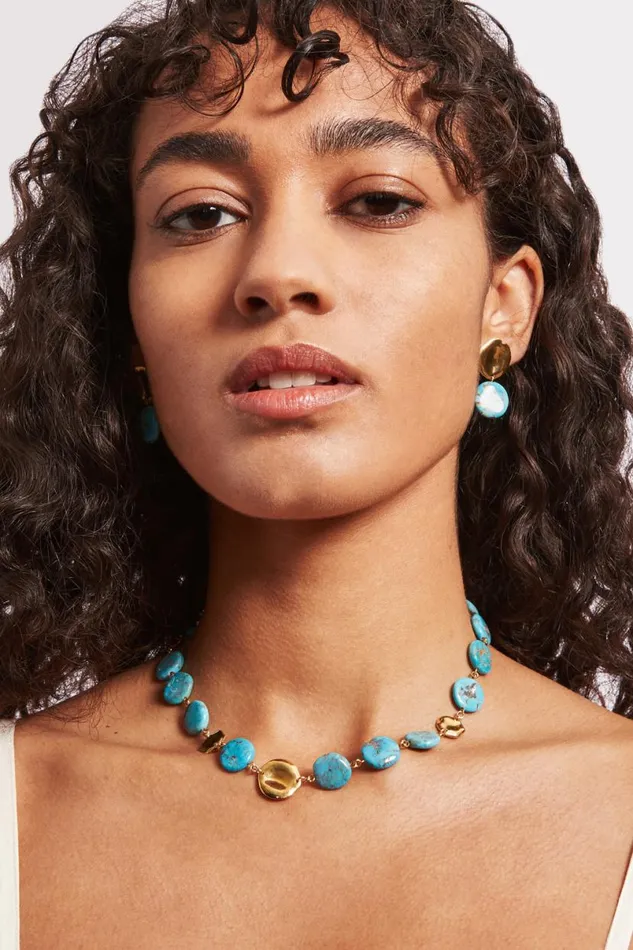 Chan Luu Coin Necklace Turquoise Women Necklaces