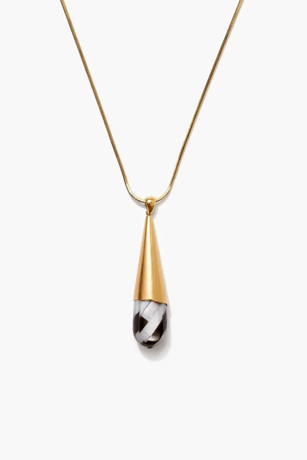Chan Luu Cove Necklace Black MOP Women Necklaces