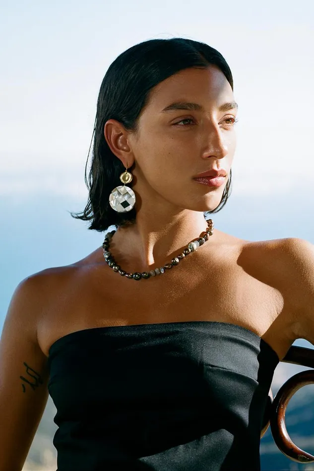 Chan Luu Crest Necklace Peacock Pearl Mix Women Necklaces