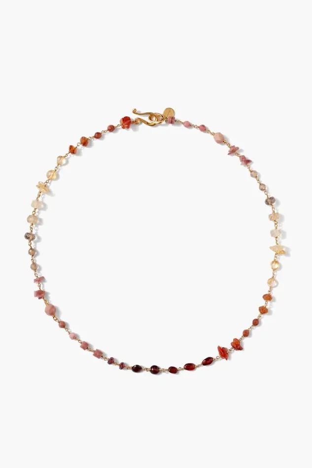 Chan Luu Daphne Beaded Necklace Citrine Mix Women Necklaces