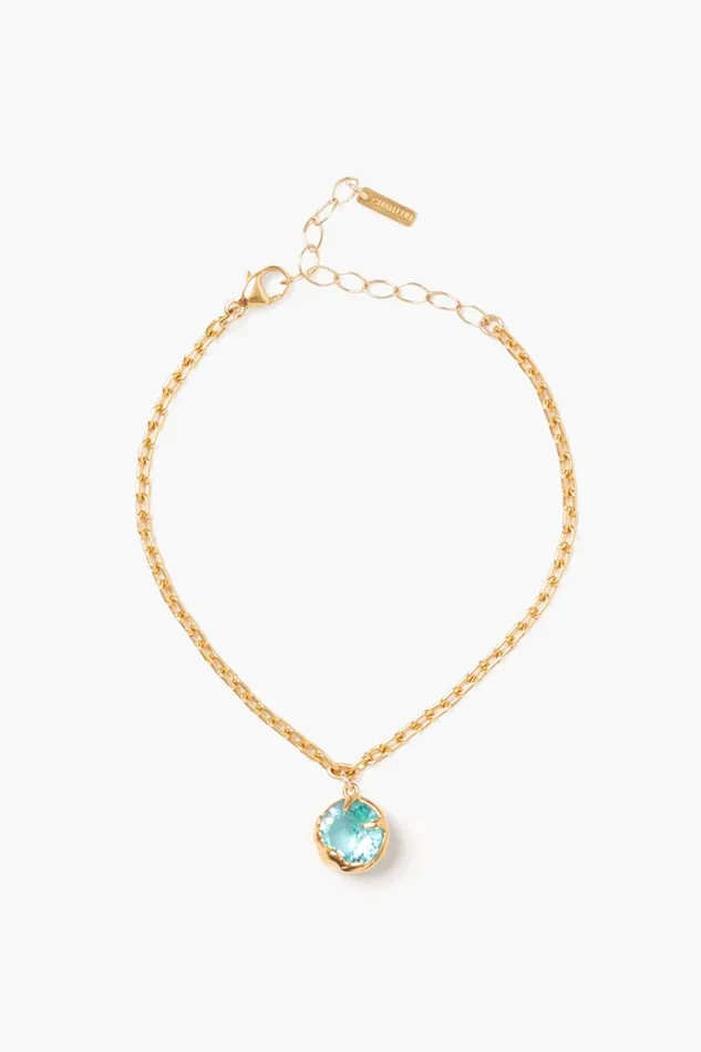 Chan Luu December Birthstone Bracelet Turquoise Crystal Women Bracelets