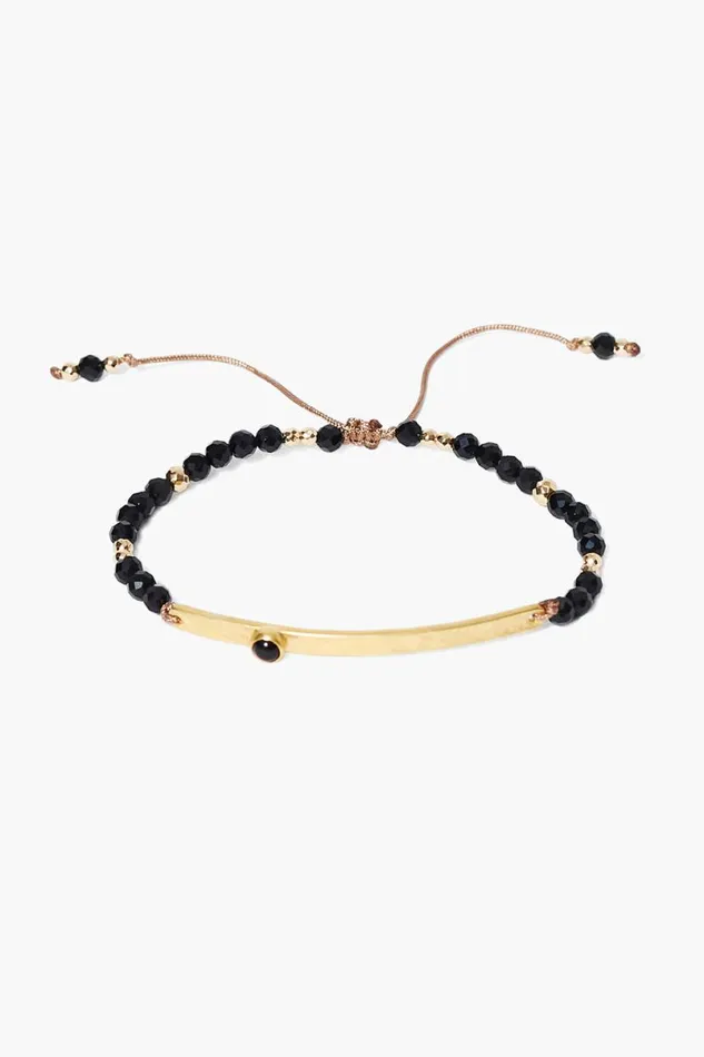 Chan Luu Delilah PullTie Bracelet Onyx Mix Women Bracelets