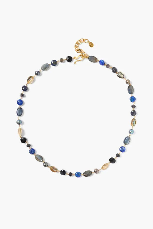 Chan Luu Eden Necklace Blue Lab Mix Women Necklaces