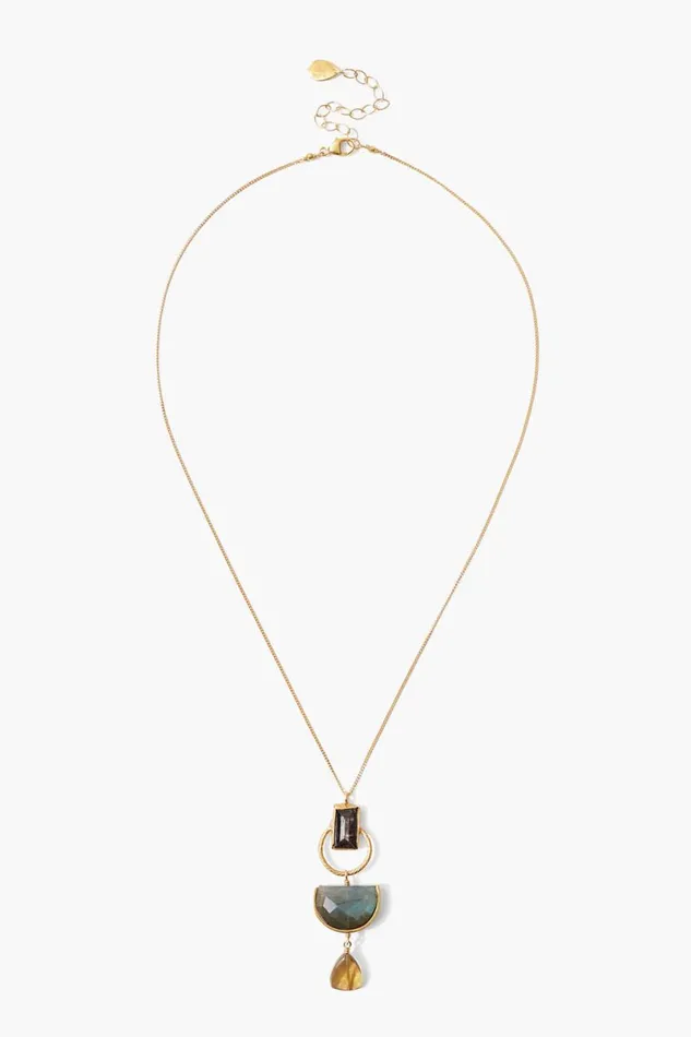 Chan Luu Elsie Necklace Hypersthene Mix Women Necklaces