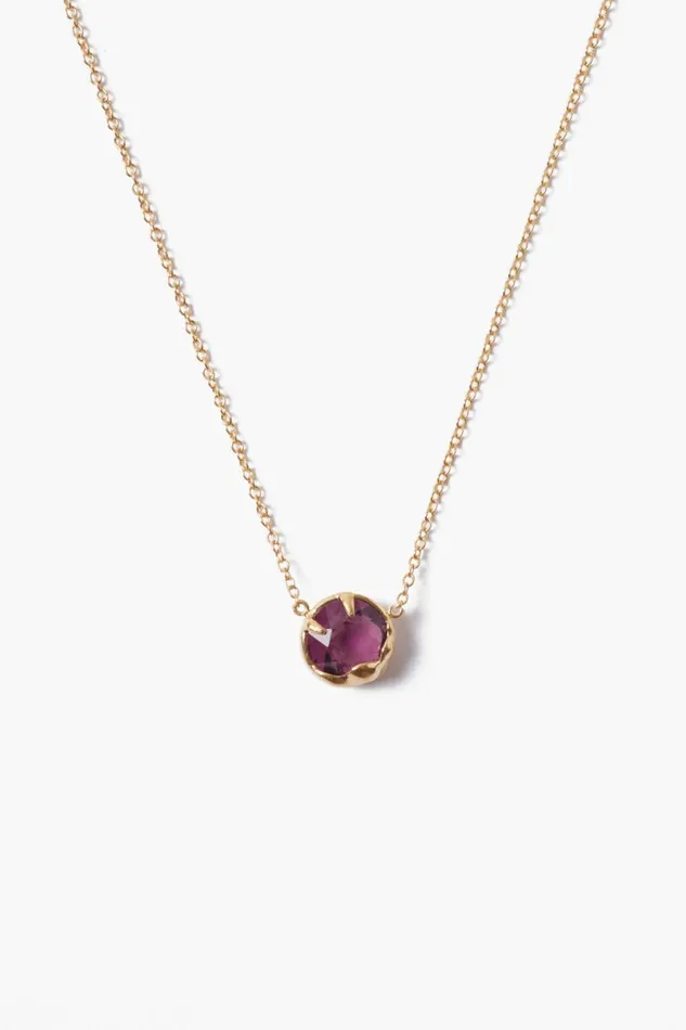 Chan Luu February Birthstone Necklace Amethyst Crystal Women Necklaces