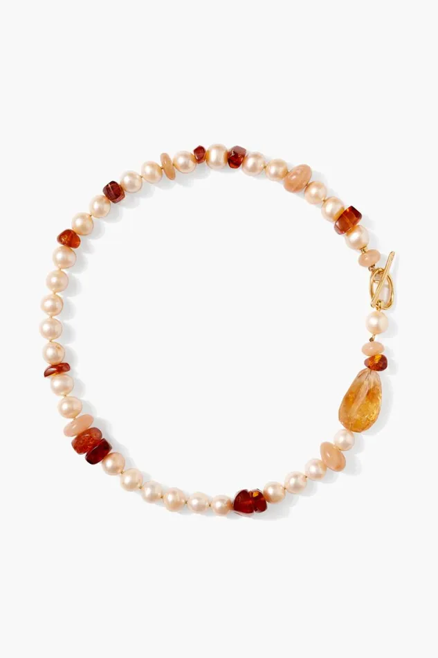 Chan Luu Fiji Necklace Champagne Mix Women Necklaces