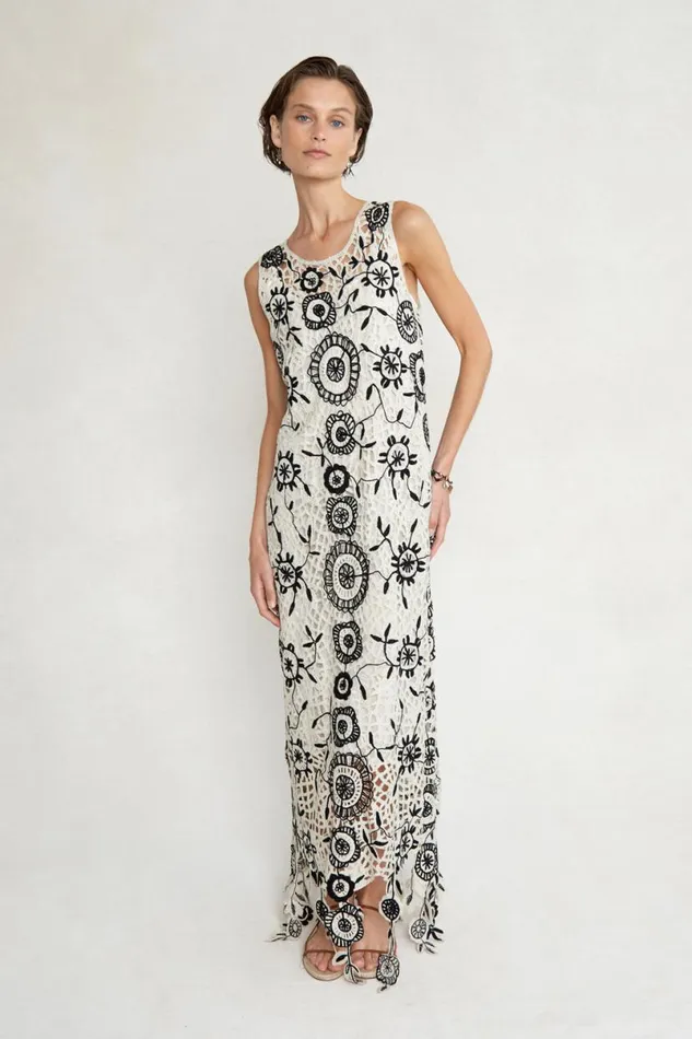 Chan Luu Francesca Dress Black Women Dresses