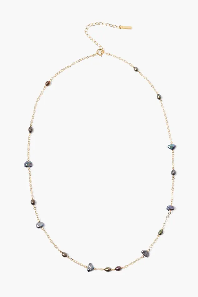Chan Luu Freeform Pearl Necklace Peacock Women Necklaces