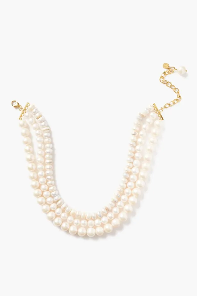 Chan Luu Freshwater Pearl Collar Necklace Women Necklaces