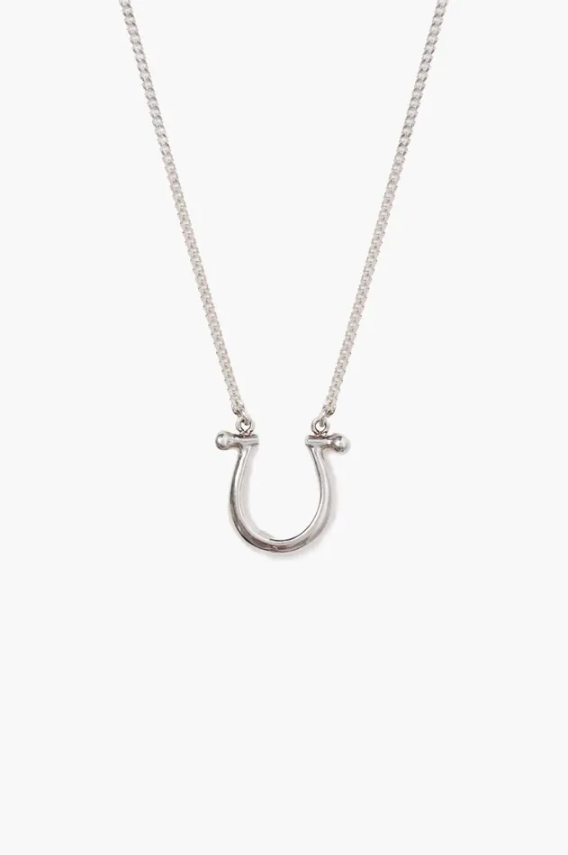 Chan Luu Horseshoe Necklace Silver Women Necklaces