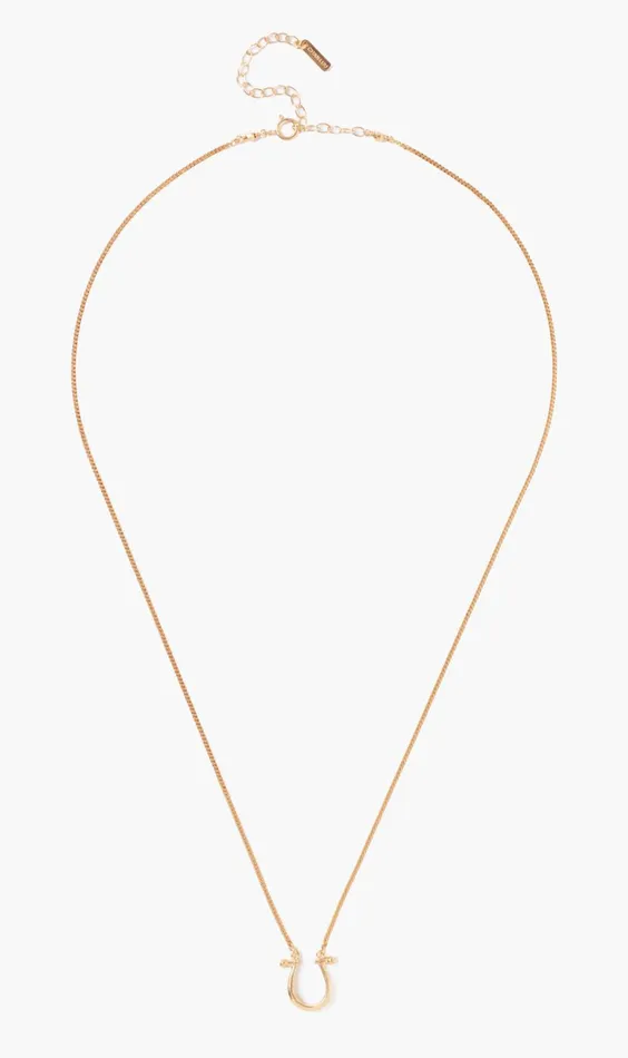 Chan Luu Horseshoe Necklace Yellow Gold Women Necklaces