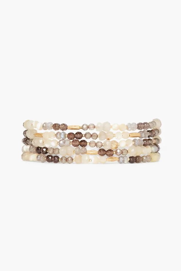 Chan Luu Indio Naked Wrap Bracelet Natural Mix Women Bracelets