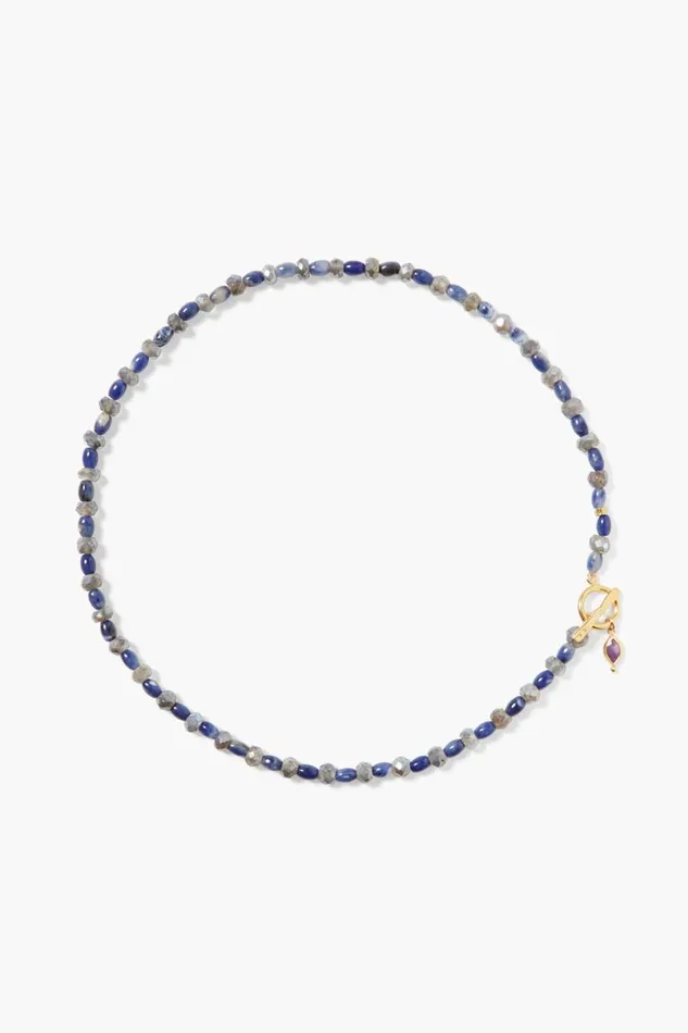 Chan Luu Indira Toggle Necklace Sodalite Mix Women Necklaces