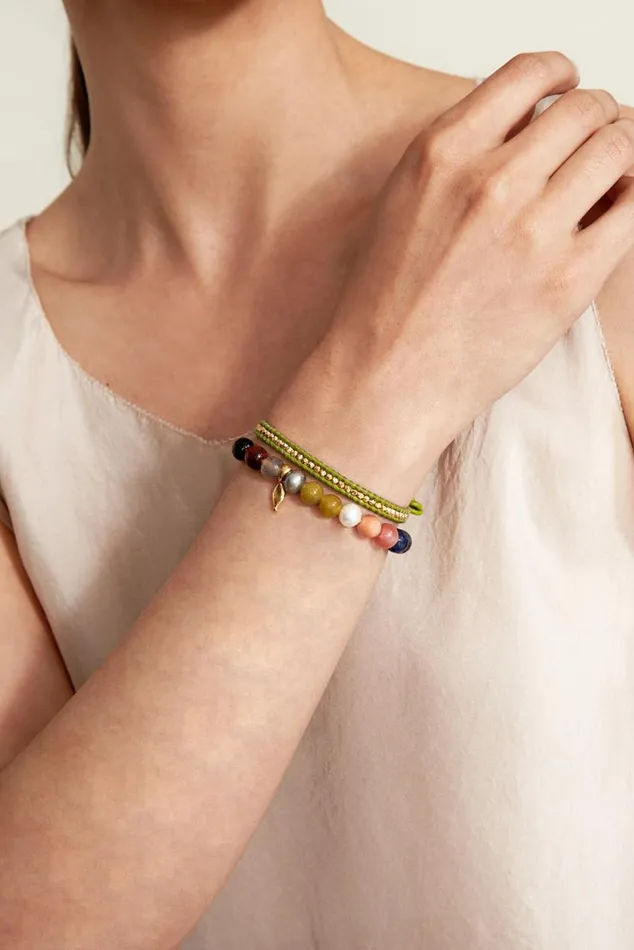 Chan Luu Indira Wrap Bracelet Multi Mix Women Bracelets