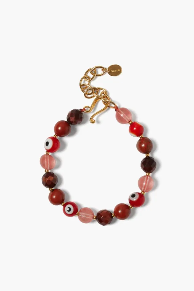 Chan Luu Izmir Evil Eye Bracelet Red Mix Women Bracelets