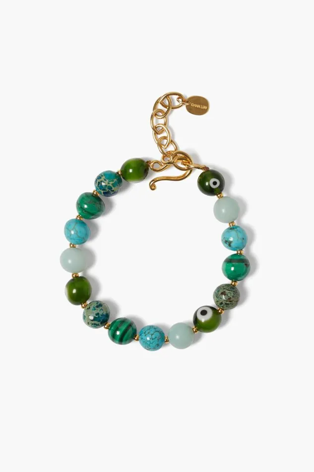 Chan Luu Izmir Evil Eye Bracelet Turquoise Mix Women Bracelets