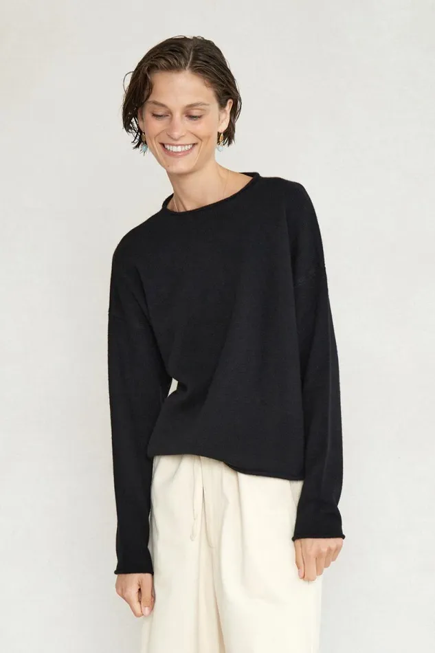 Chan Luu Jane Sweater Black Women Knitwear