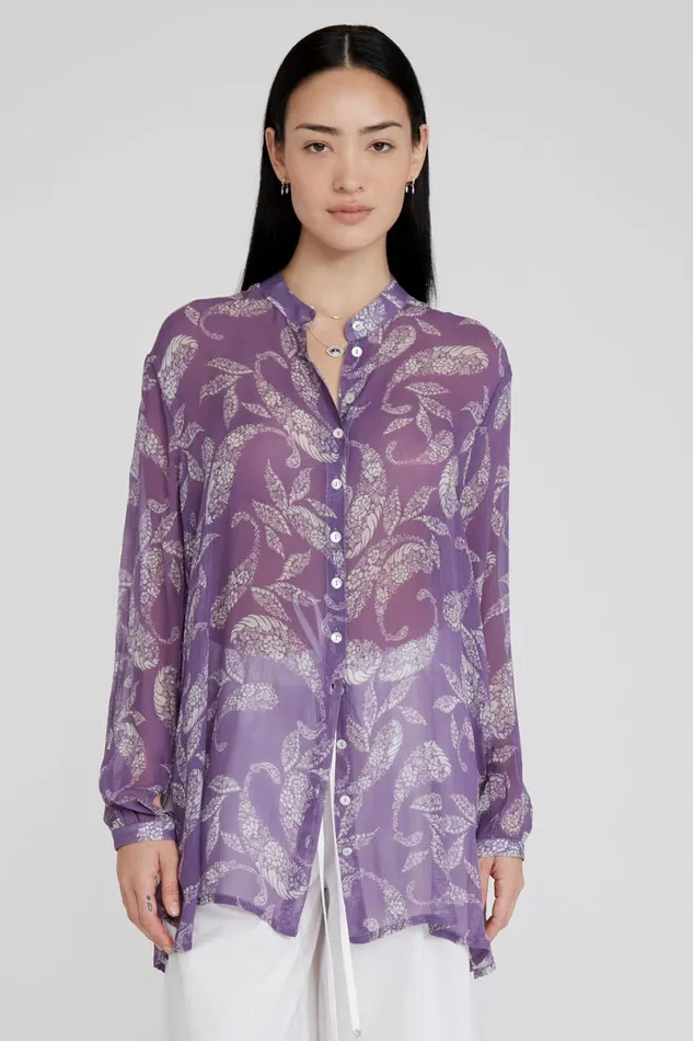 Chan Luu Jodie Blouse Bellflower Women Tops