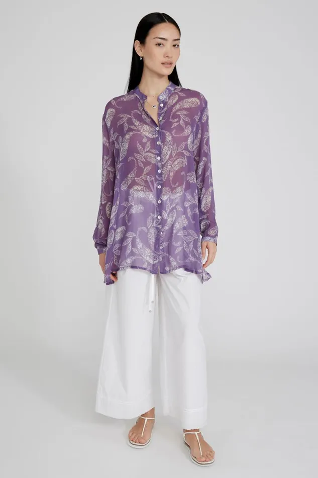 Chan Luu Jodie Blouse Bellflower Women Tops