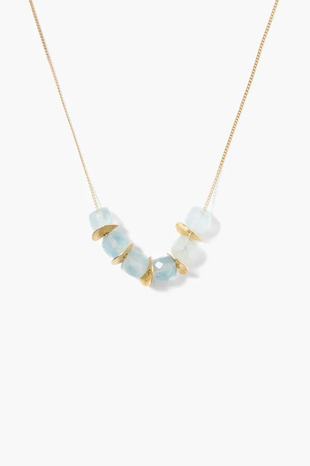 Chan Luu Joya Necklace Aquamarine Women Necklaces
