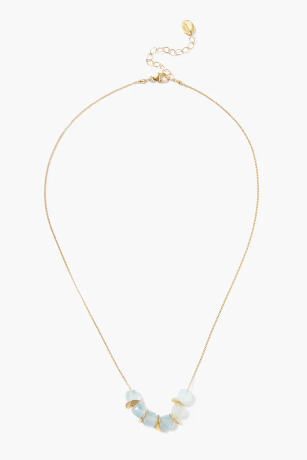 Chan Luu Joya Necklace Aquamarine Women Necklaces