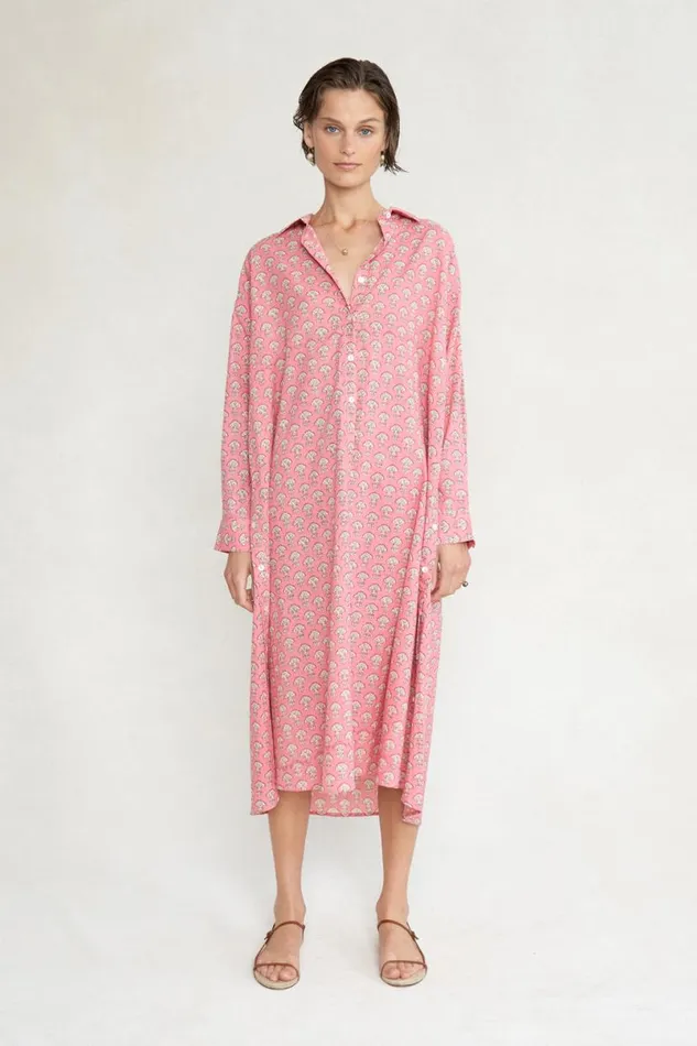Chan Luu Krista Dress Begonia Pink Women Dresses