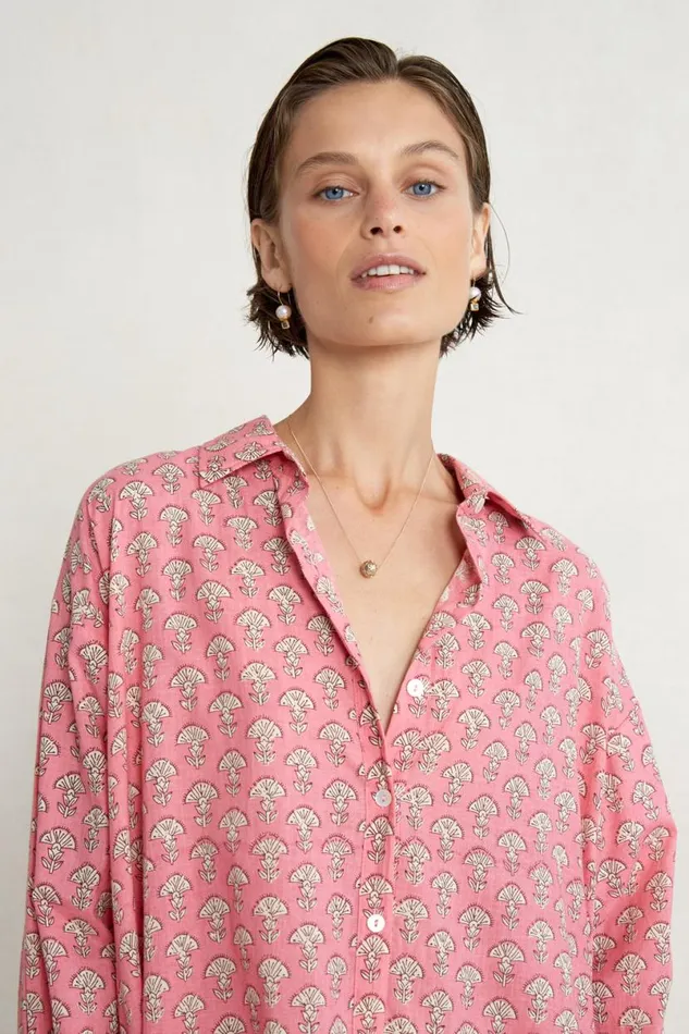 Chan Luu Krista Dress Begonia Pink Women Dresses