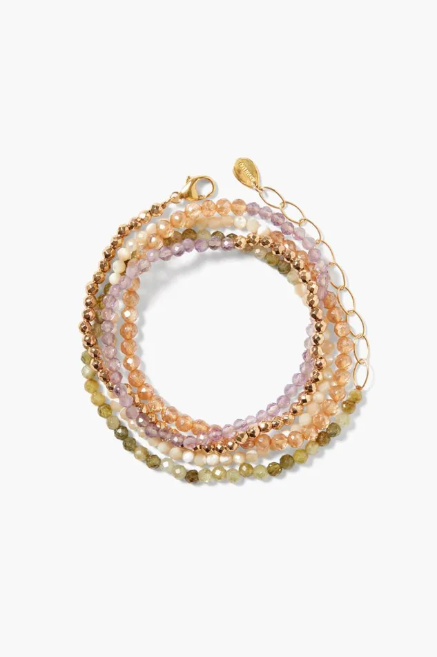 Chan Luu Laguna Naked Wrap Bracelet Multi Mix Women Bracelets