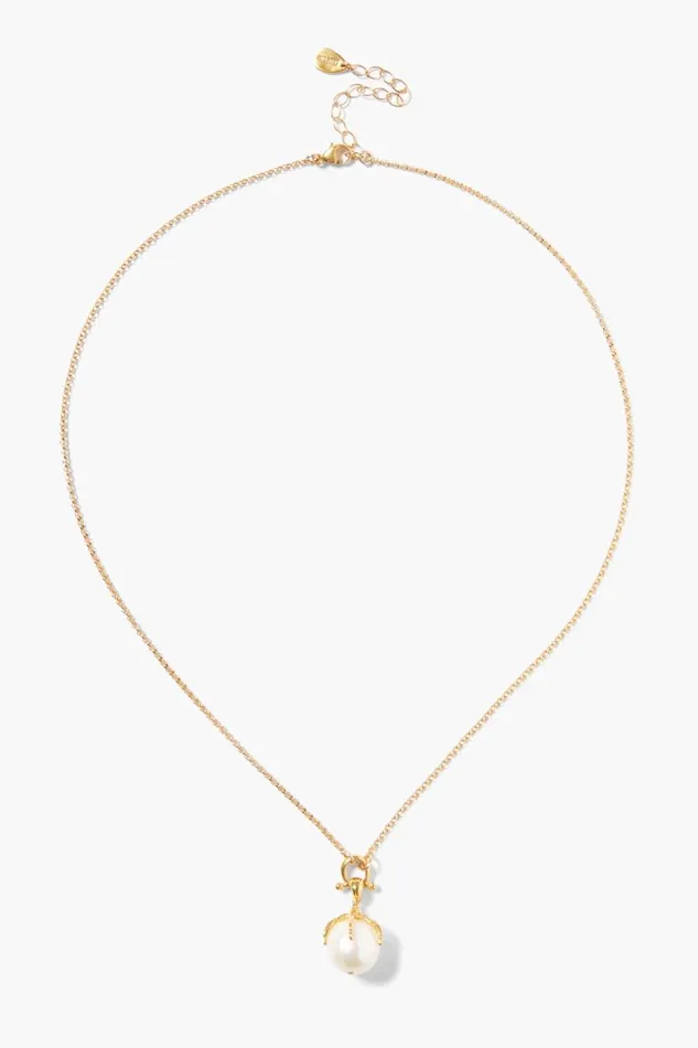 Chan Luu Lark Pendant Necklace White Pearl Women Necklaces