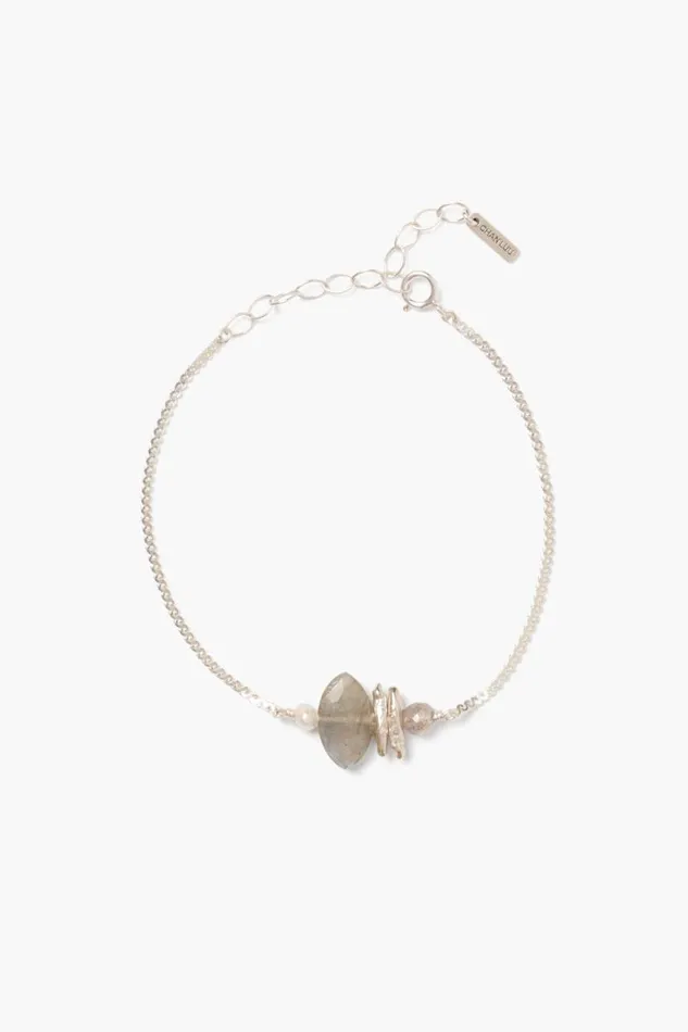 Chan Luu Lisbeth Bracelet Silver Labradorite Mix Women Bracelets