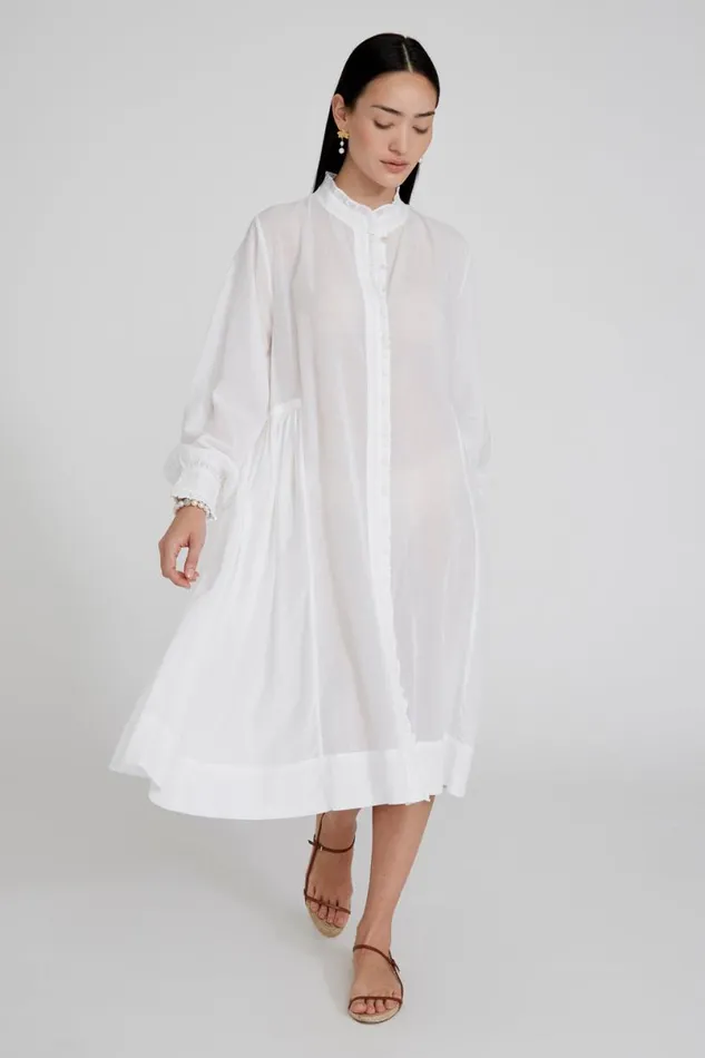 Chan Luu Lorelei Dress White Women Dresses