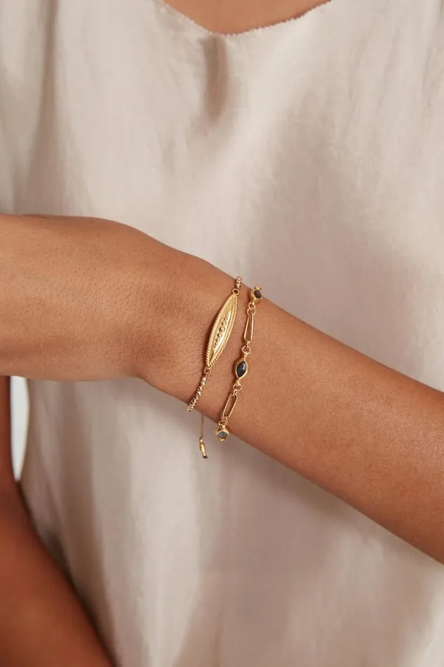 Chan Luu Lydia Bracelet Gold Labradorite Women Bracelets