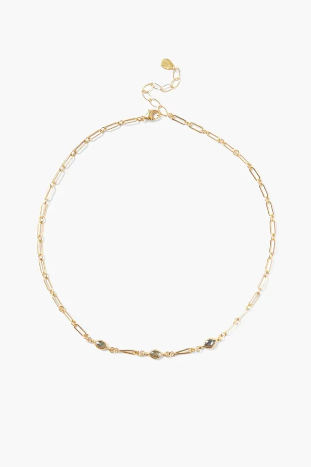 Chan Luu Lydia Necklace Gold Labradorite Women Necklaces