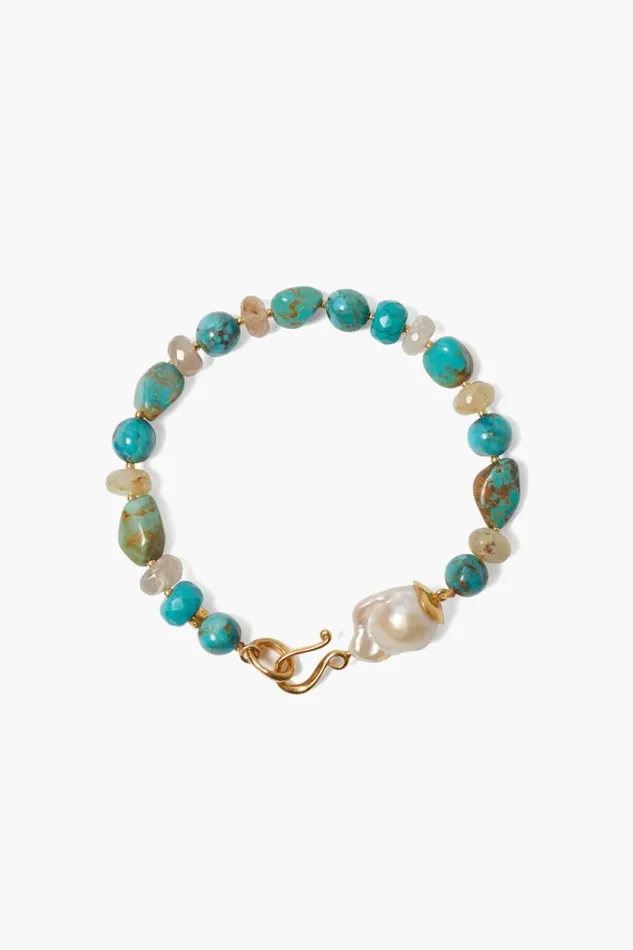 Chan Luu Marina Bracelet Turquoise Mix Women Bracelets
