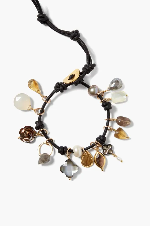 Chan Luu Mariposa Charm Bracelet Gold Mix Women Bracelets