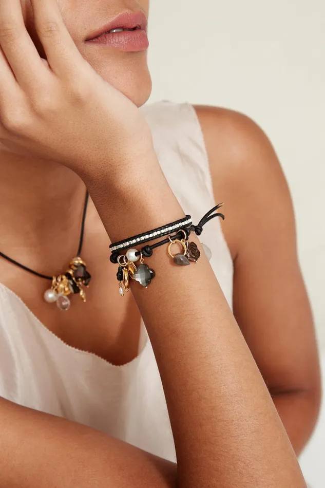 Chan Luu Mariposa Charm Bracelet Gold Mix Women Bracelets