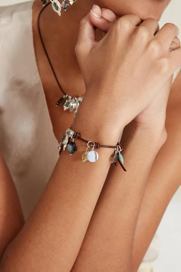 Chan Luu Mariposa Charm Bracelet Silver Mix Women Bracelets