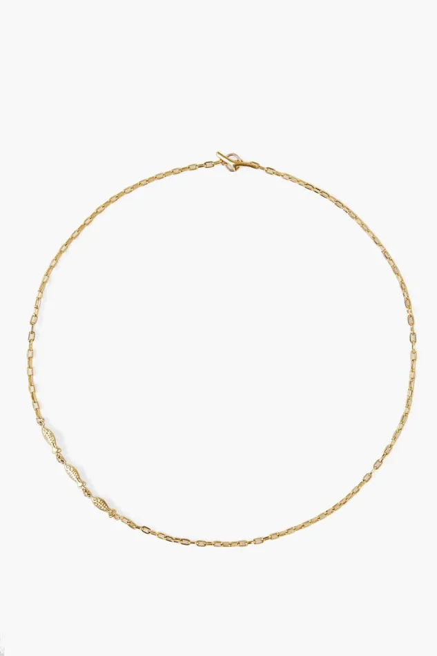 Chan Luu Minnow Necklace Yellow Gold Women Necklaces
