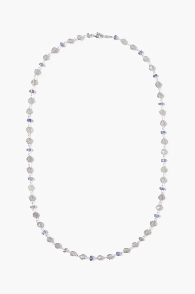 Chan Luu Mona Necklace Grey Onyx Mix Women Necklaces