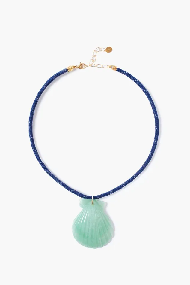 Chan Luu Na Pali Shell Necklace Green Aventurine Women Necklaces