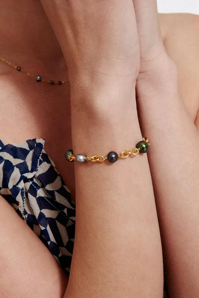 Chan Luu Nautica Chain Bracelet Peacock Mix Women Bracelets