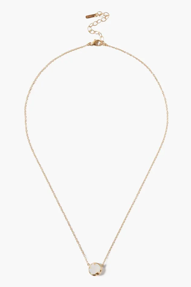 Chan Luu October Birthstone Necklace Opal Crystal Women Necklaces