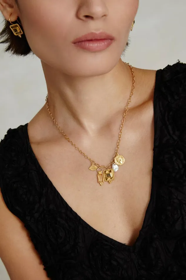 Chan Luu Pilar Necklace Gold Mix Women Necklaces