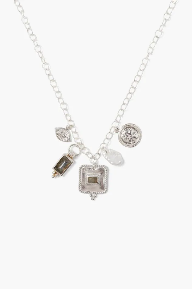 Chan Luu Pilar Necklace Silver Mix Women Necklaces