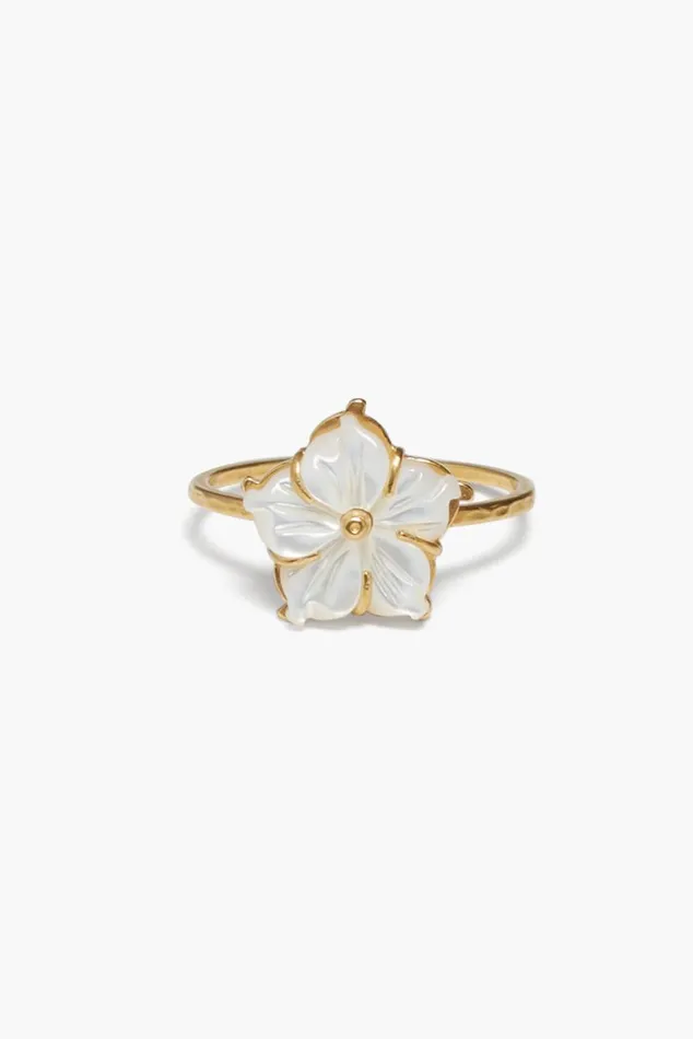 Chan Luu Plumeria Ring White MOP Women Rings