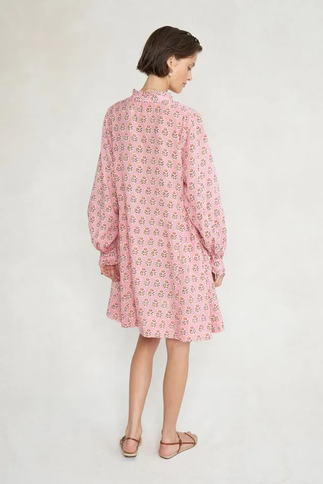 Chan Luu Quinn Dress Parfait Pink Women Dresses