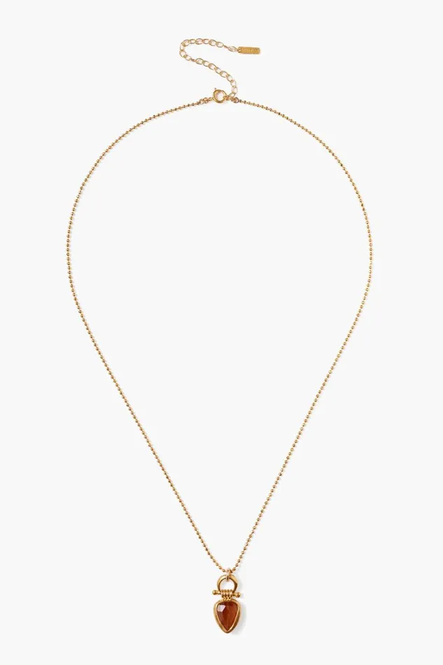 Chan Luu Rahel Necklace Hessonite Women Necklaces